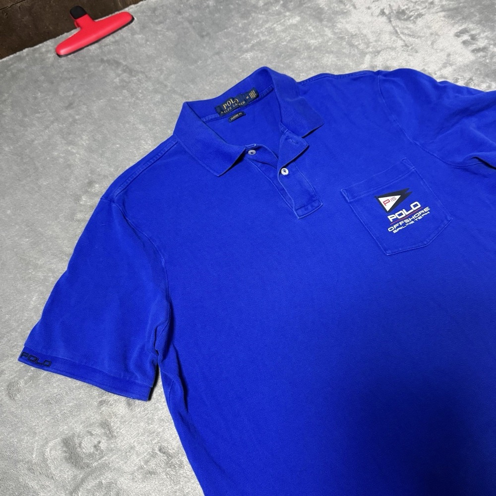 Polo Ralph Lauren Offshore Sailing P-15 Team Preppy Polo Men's Sz M Classic Fit